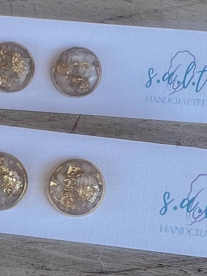 Ada Studs for wholesale by S.a.l.t. Handcrafted