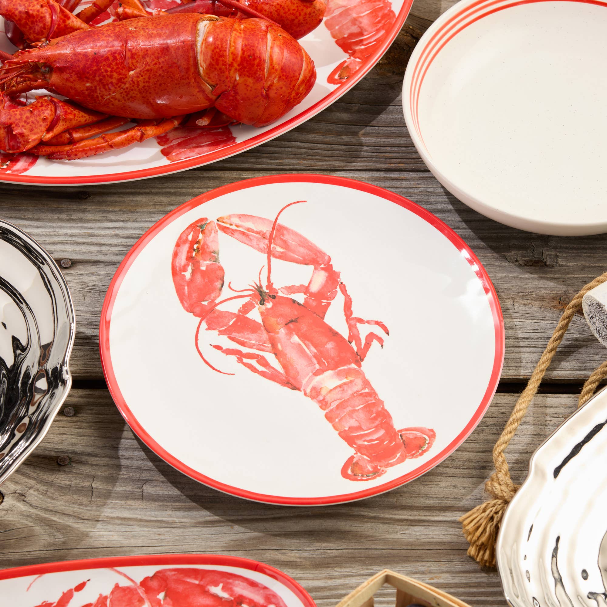 Certified International - Wholesale Dinner Plate - Beach House Lobster Dinner Plate 11"4