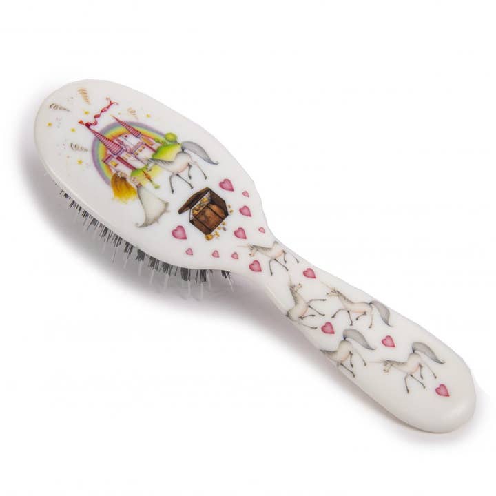 Rock & Ruddle Boar Bristle Hairbrush Unicorns for wholesale by Rock & Ruddle