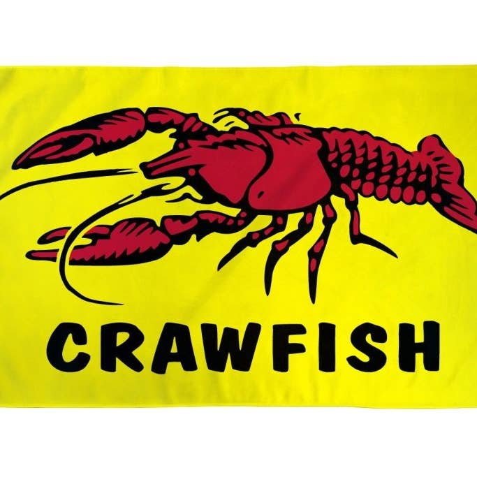 Drapeau Écrevisse (Horizontal) 3x5ft Poly pour la vente par Flags Importer