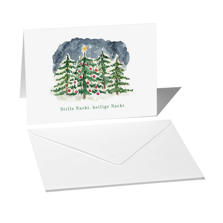 Biglietto pieghevole "Notte silenziosa" per la vendita all'ingrosso da parte di Langelütje