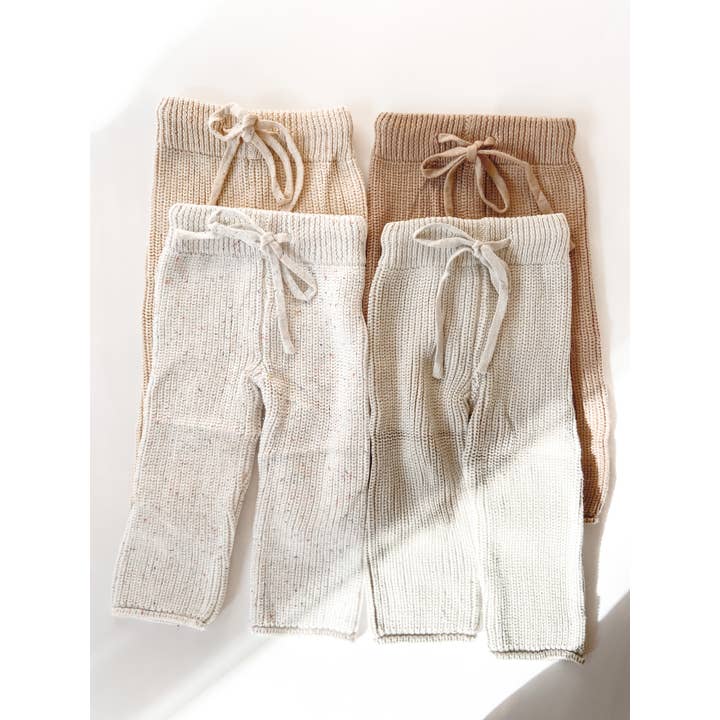 Lmb&Co. - Wholesale Pants - Baby - Chunky Knit Pants | Sage1