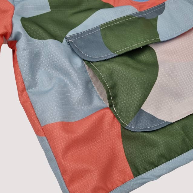 Kapbula Organics – wholesale Windbreaker – Kids – Emotion Water-Proof Windbreaker Overhead Camo5