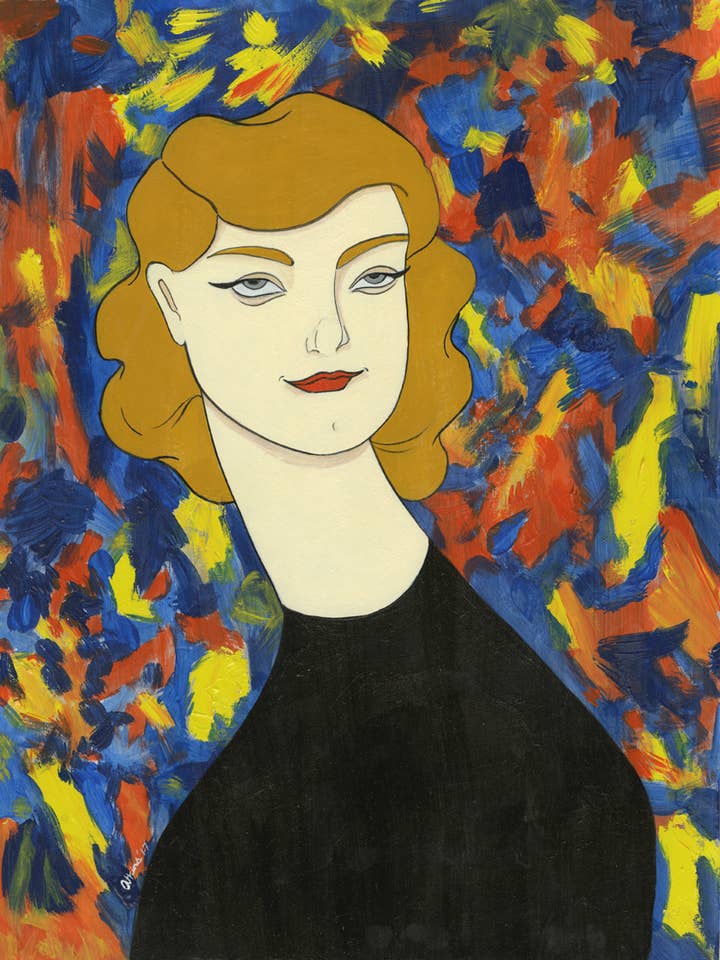 Abstrakt Flurry Signeret Print for engroshandel hos Amanda Laurel Atkins Art + Illustration