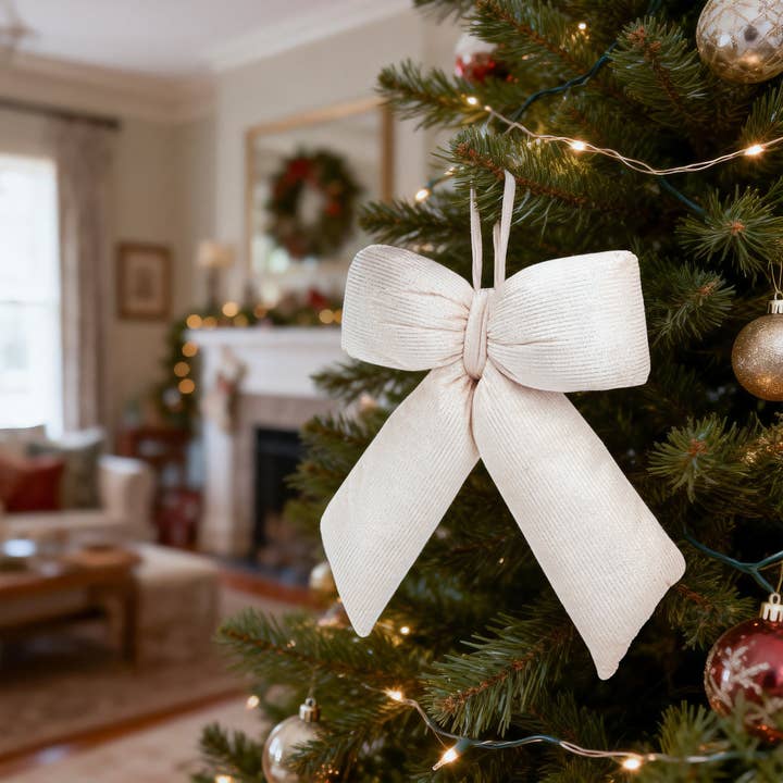 LA Ribbons Wholesale - Wholesale Bow - Gift Wrapping - 12" x 15.5" Puffy Velvet Bow | Puffy Edge | Pearly Pink with Metallic
6