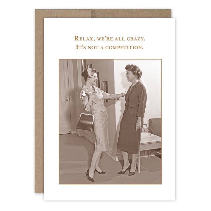 Shannon Martin Design - Wholesale Birthday Card - We're All Crazy Birthday Card