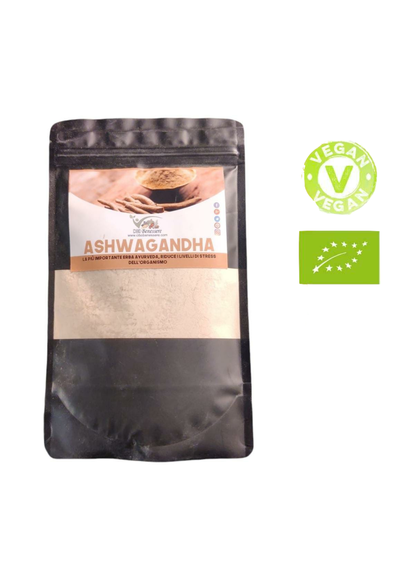 Cibobenessere - Wholesale Protein/Superfood Powder - Ashwagandha Powder - Organic1