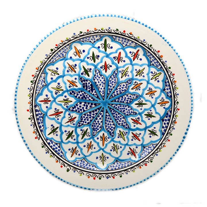 13" Rosette Round Large Platter, Dinnerware, Serveware for wholesale by Sobremesa