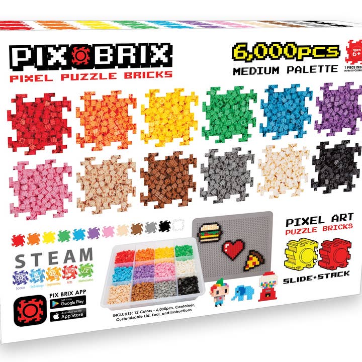 6000pc Container - Medium Palette for wholesale by Pix Brix