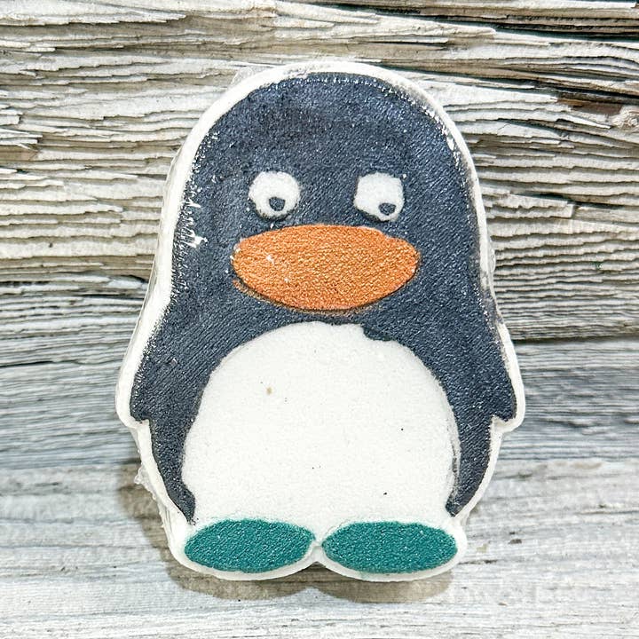 Penguin Foaming Bath Bomb for wholesale by Isaan Creations