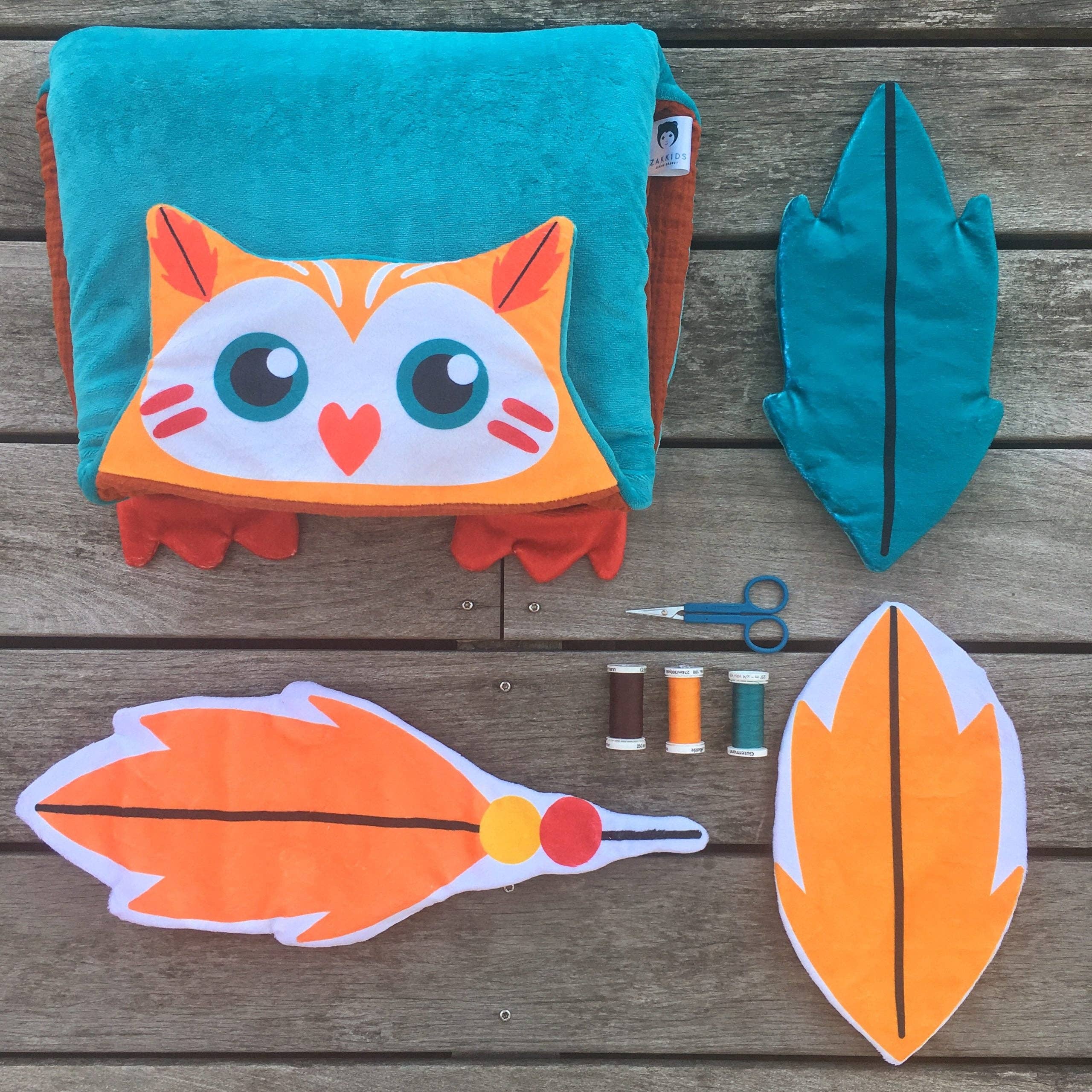 Zakkids - Wholesale Bedding Blanket - Kids & Baby - Nomad Blanket - Owl - Marsou3