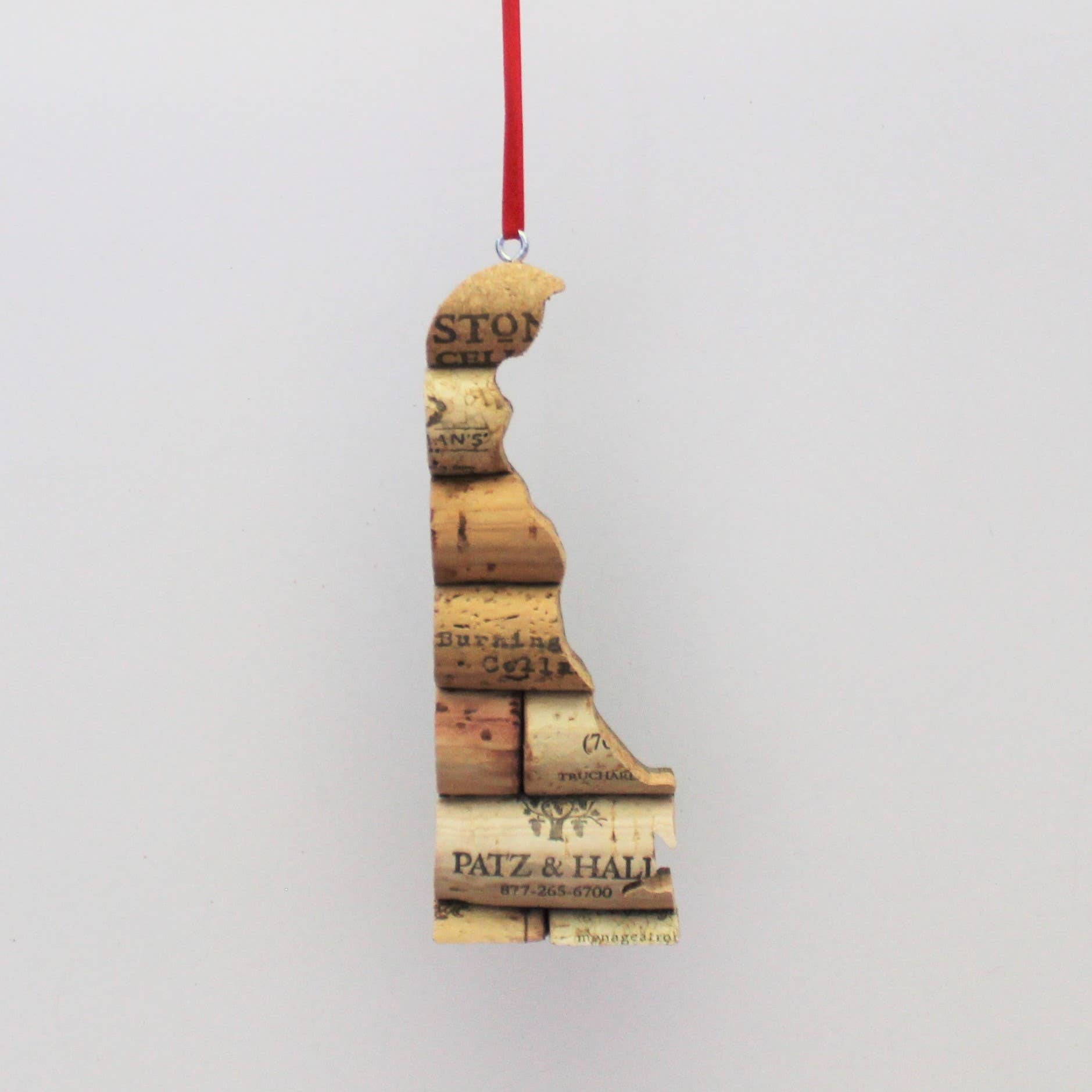 Desert Coastal Studios - Wholesale Ornament - Pick Your State Wine Cork Ornament - Gift for Wine Lover49