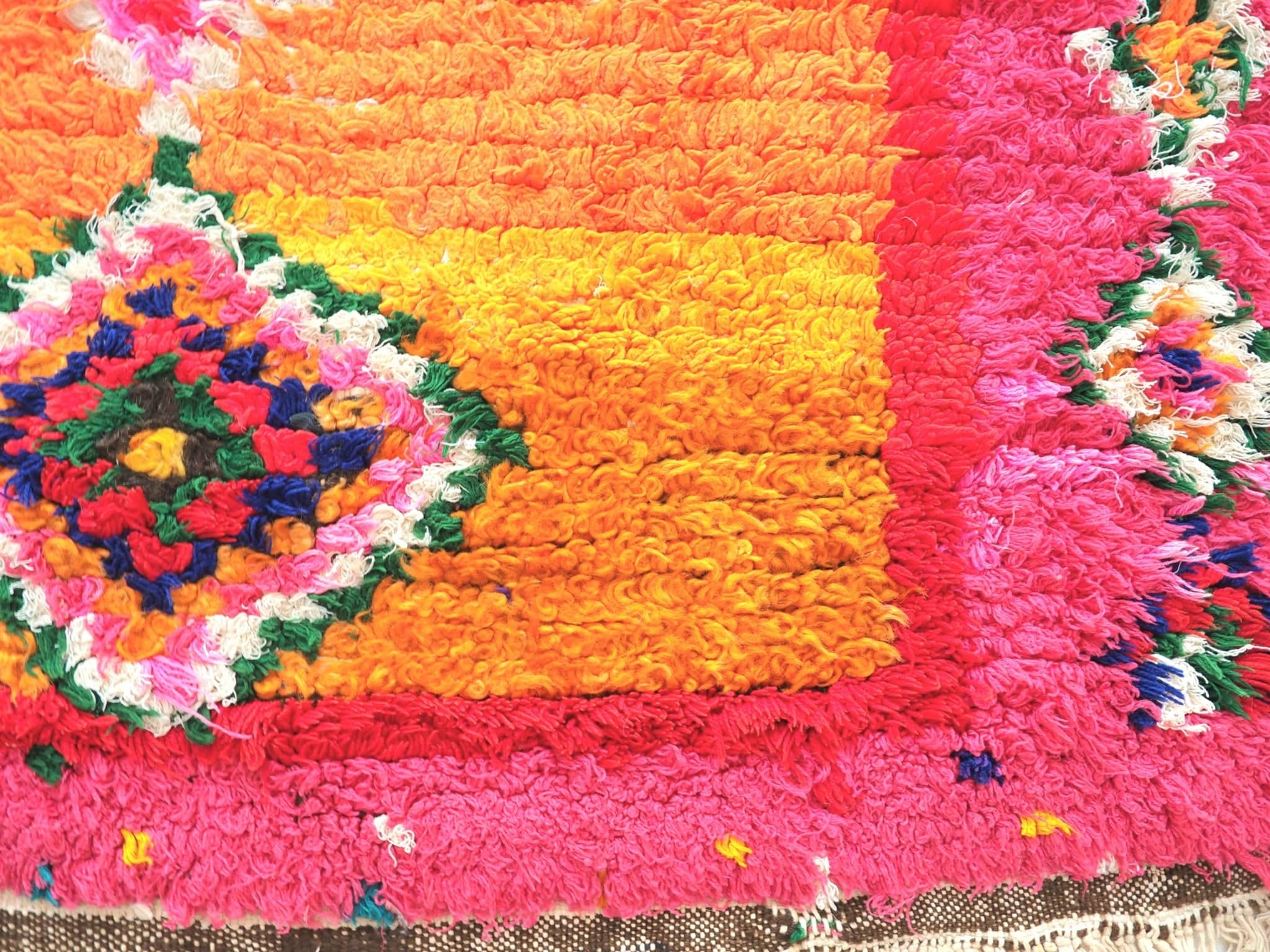 BohoVibeCraft – Tapete por atacado – Tapete colorido Beni Ourain, tapete de lã, tapetes marroquinos artesanais5