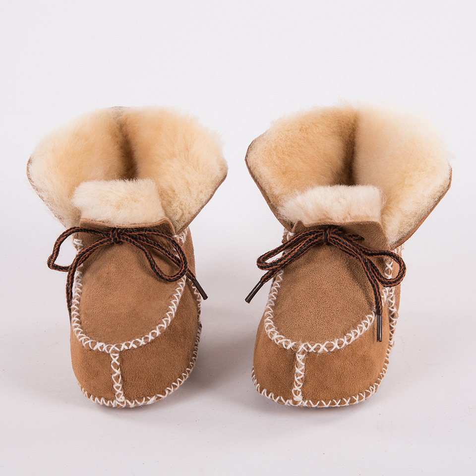 Annie & Charles - Wholesale Booties - Baby - Annie & Charles® Lambskin Baby Shoes4