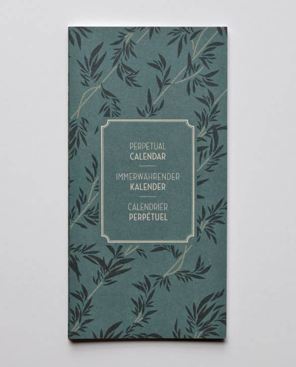 Haferkorn & Sauerbrey - Wholesale Calendar - Bamboo Perpetual Calendar0
