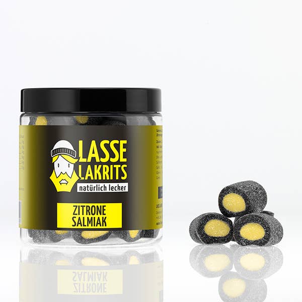 LASSE LAKRITS - natürlich lecker - Wholesale Licorice - Can of lemon salmiac1