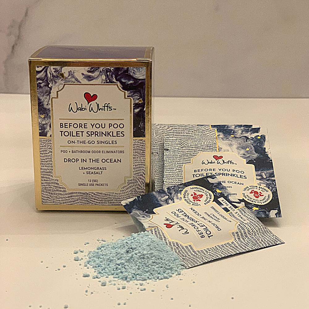 Wabi Whiffs - Wholesale Toilet Spray - Drop In The Ocean On-the-Go Singles (Lemongrass + Sea Salt)1