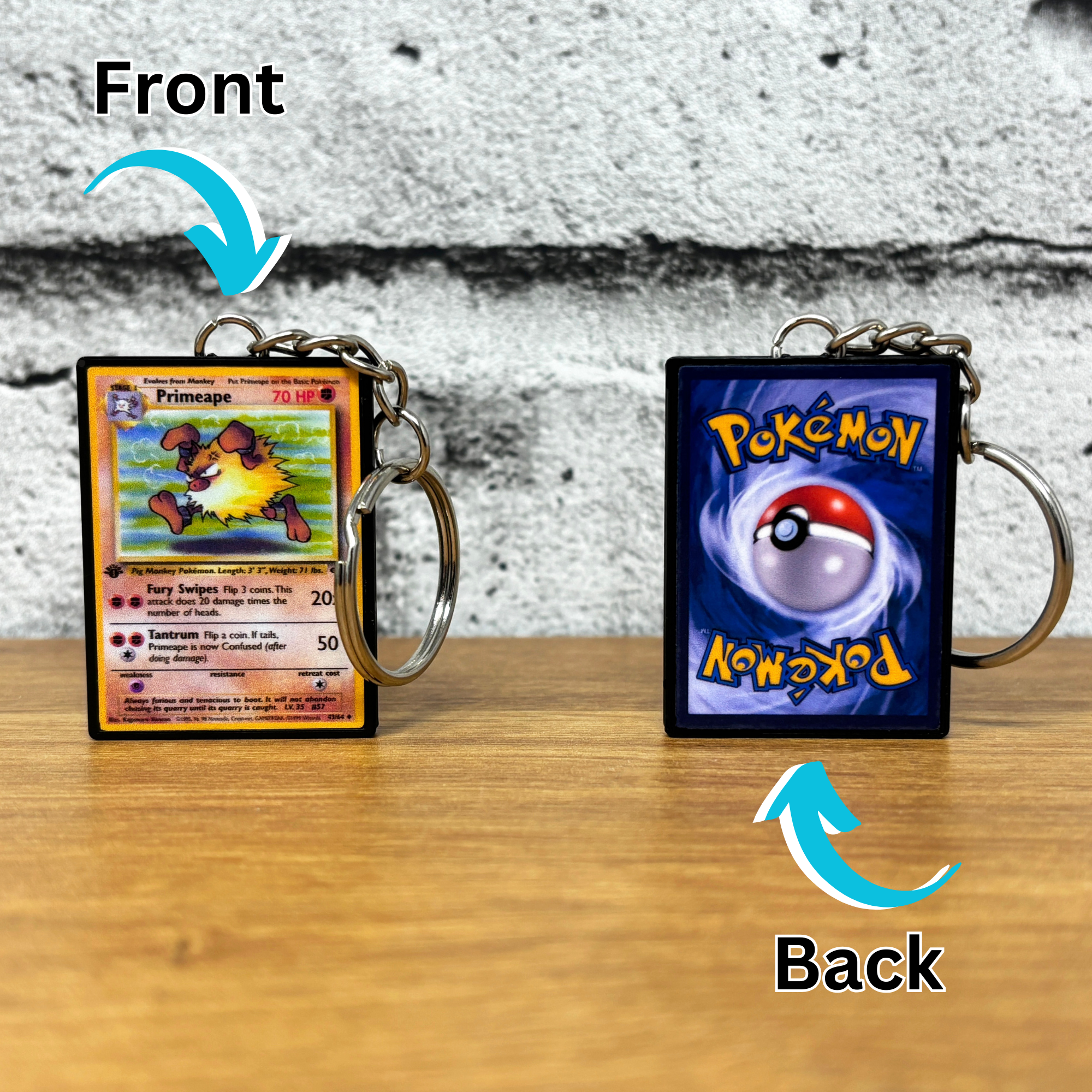 BitsyLabs - Wholesale Keychain - Unisex - Pokemon Card Keychains (51-100)1