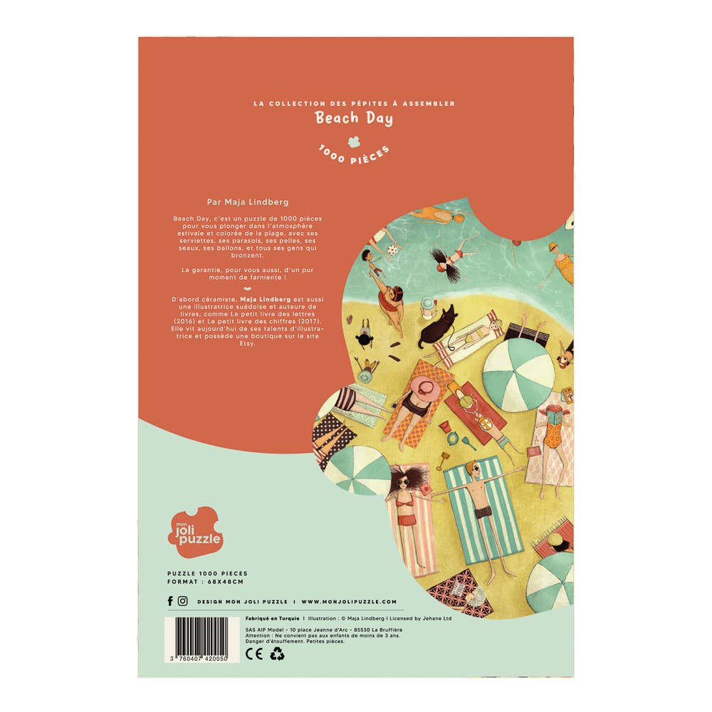 Mon Joli Puzzle – wholesale Puzzle – Adult – Beach Day Puzzle — My Pretty Puzzle — 1000 pieces3