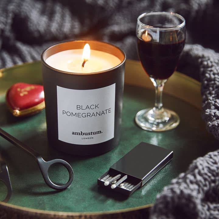 ambustum - Wholesale Jar/Filled Candle - Black Pomegranate Candle2