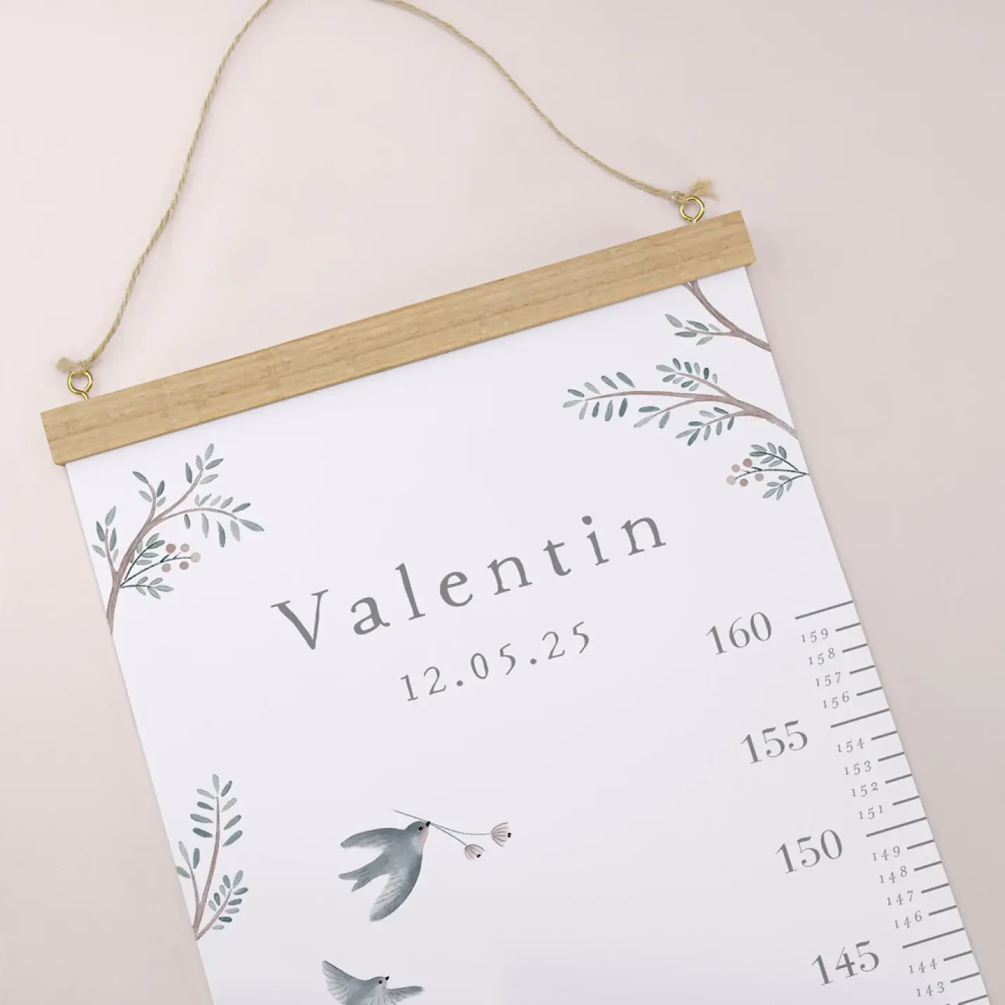 Cotton Bird - Venta al por mayor Tabla de crecimiento - Niños y bebés - Manta medidora Envol para seguimiento de crecimiento infantil1