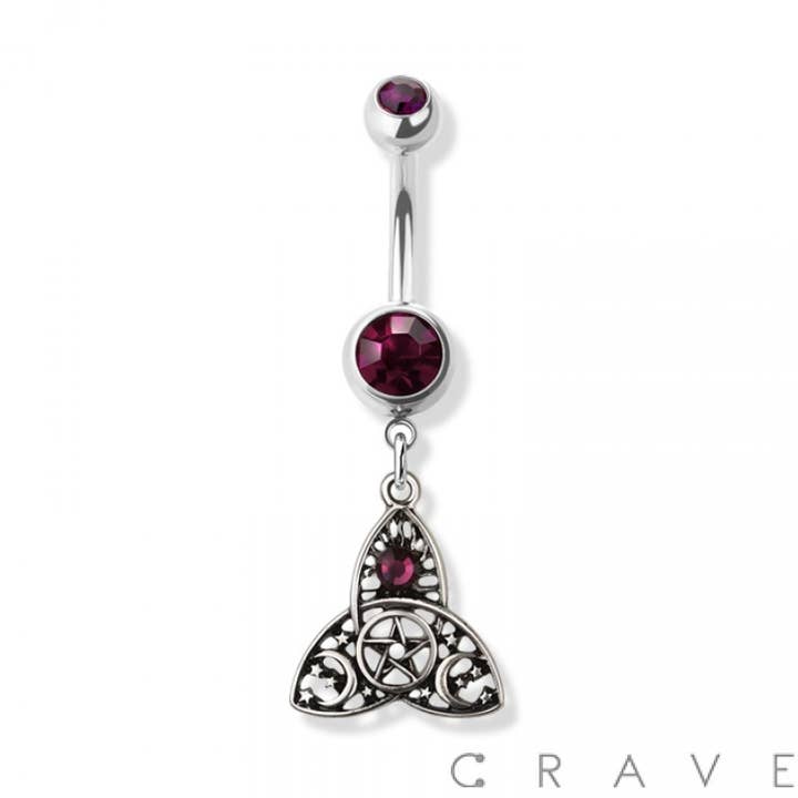 TRINITY DINGLE NAVLE RING for engroshandel hos CRAVE