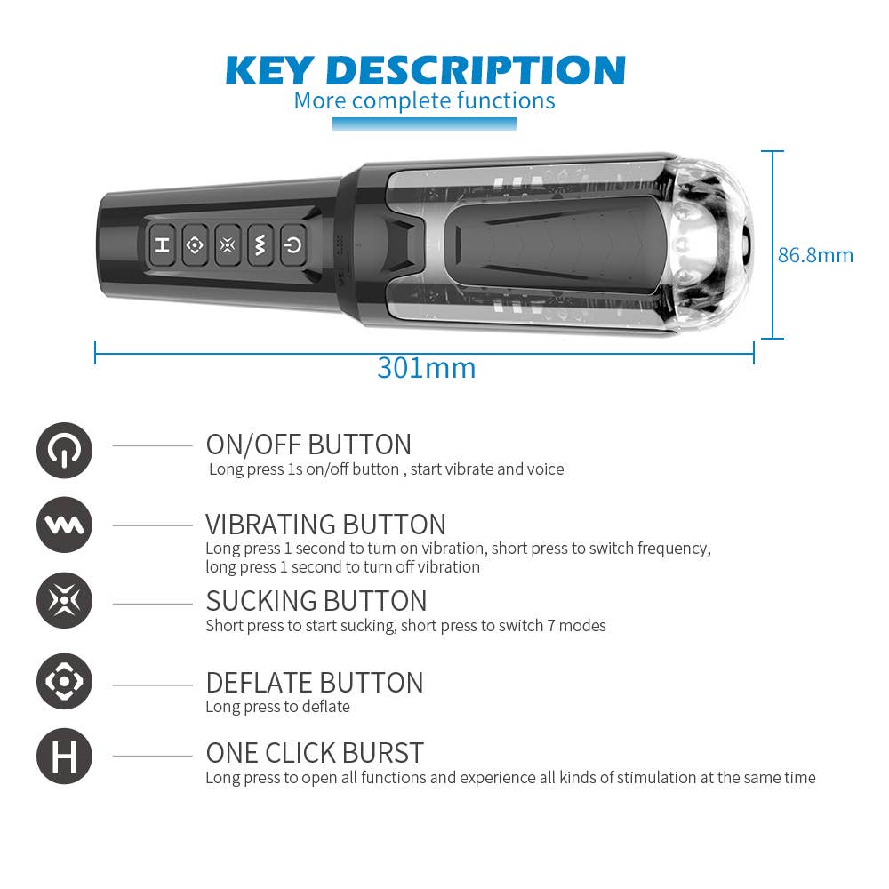 Tracy’s Dog - Wholesale Sex Toy - Tracy's Dog Automatic 3D Male CUP5