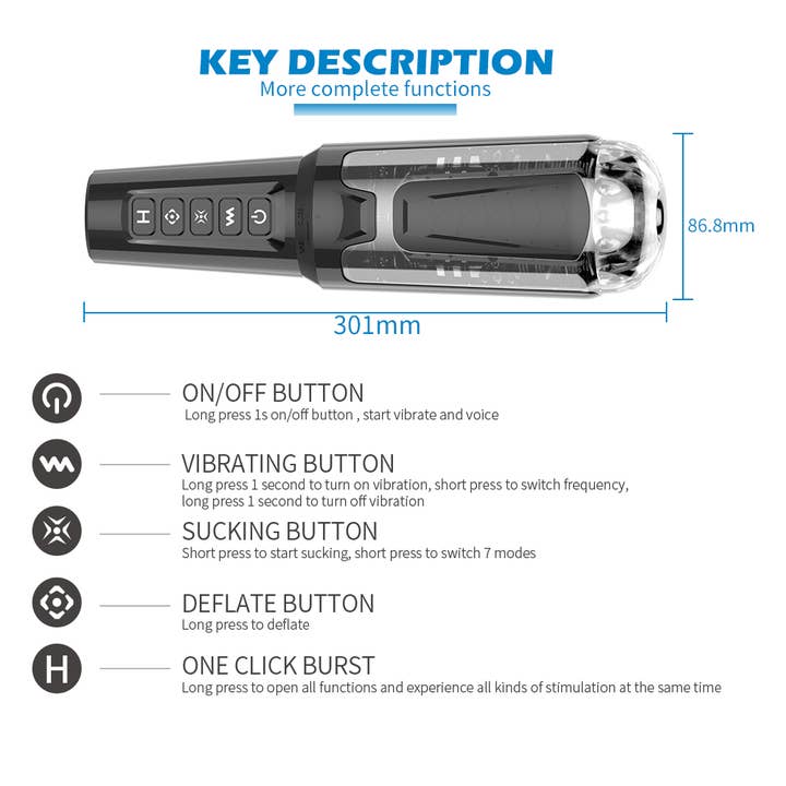 Tracy’s Dog - Wholesale Sex Toy - Tracy's Dog Automatic 3D Male CUP5