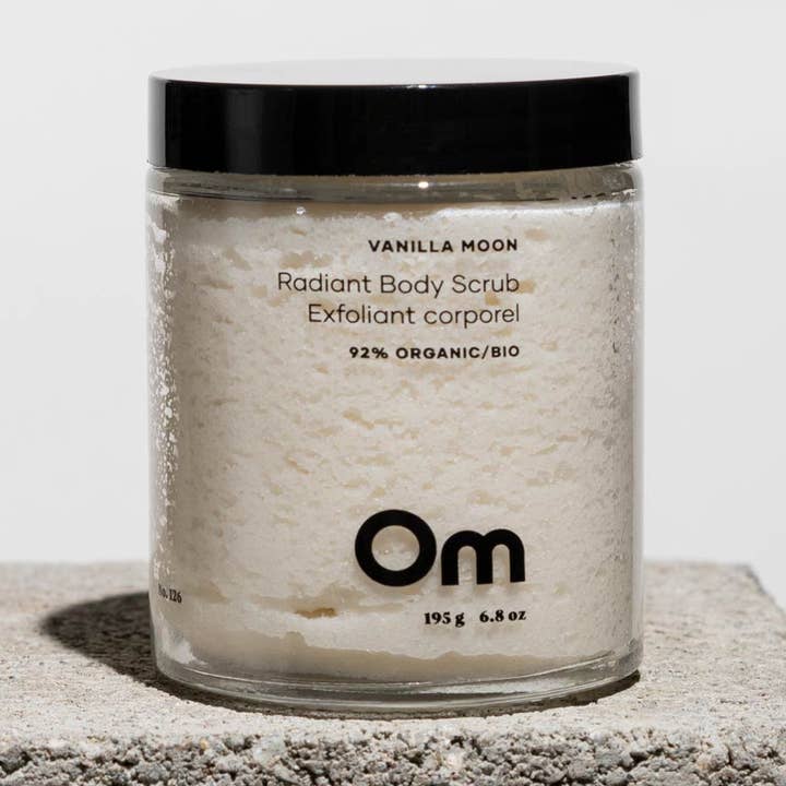 Om Organics Skincare - Wholesale Body Scrub/Exfoliant - Vanilla Moon Radiant Body Scrub0