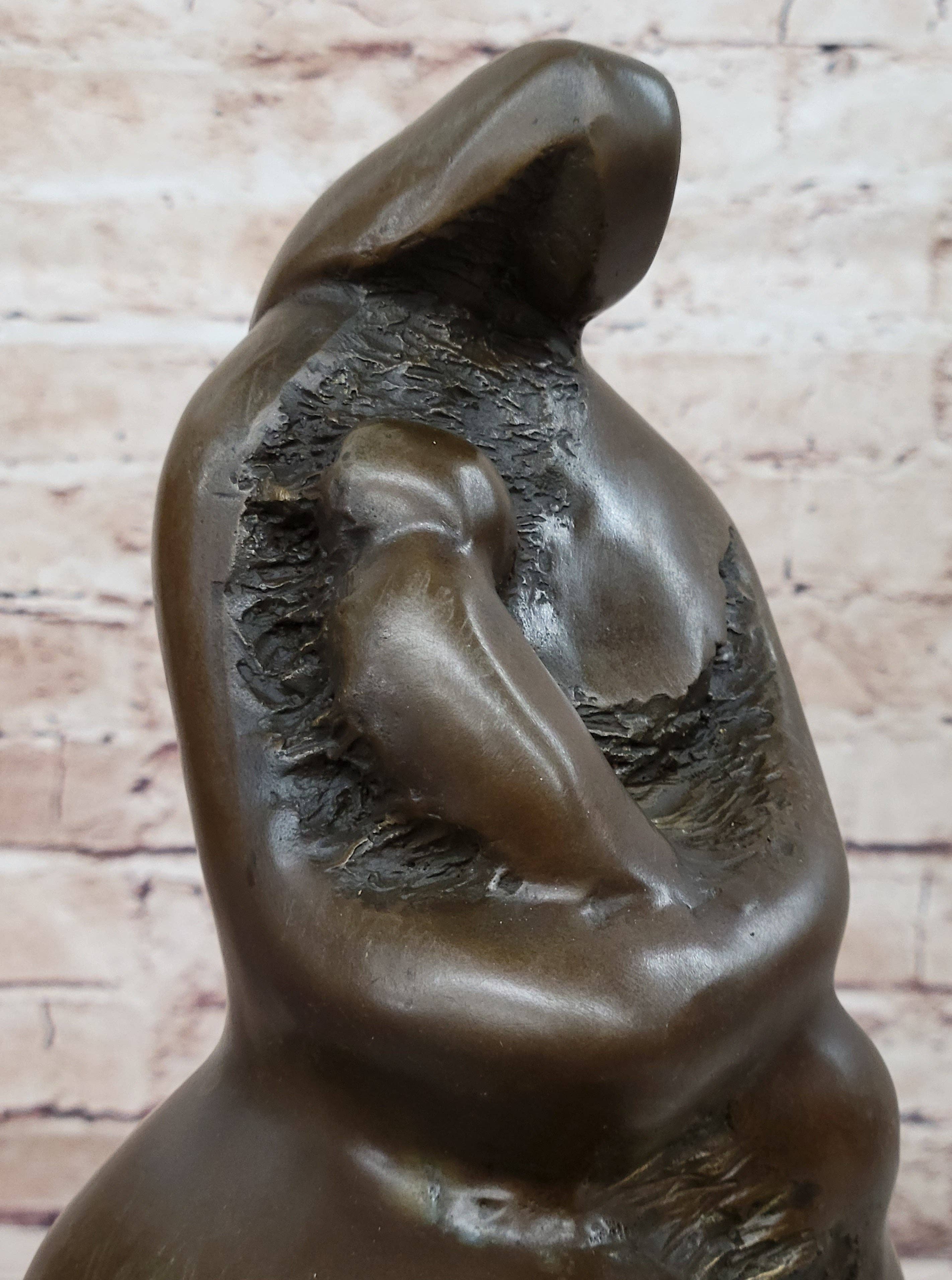 Bronzhaus – wholesale Sculpture – Hand Made Abstract Modern Style Mother and Child by Botero Bronze Sculpture6