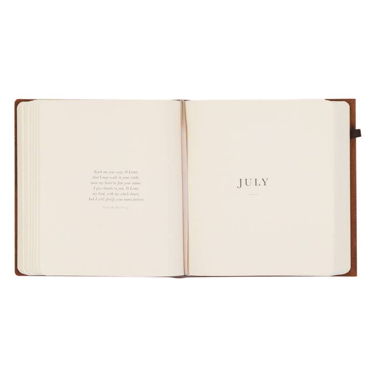 Hosanna Revival - Wholesale Journal/Diary - Genuine Leather One Thing I Ask 5-Year Prayer Journal: Luxembourg Theme