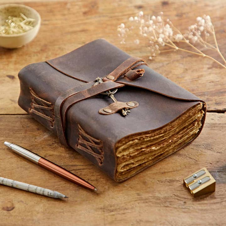 The Paper High Gift Company Limited - Wholesale Journal/Diary - Key Buffalo Leather Journal3