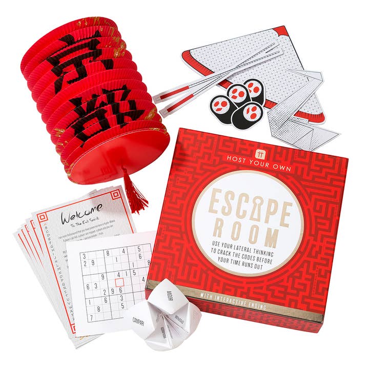 Talking Tables USA - Wholesale Board Game - Tokyo Escape Room Game | Clue Solving Interactive Game |