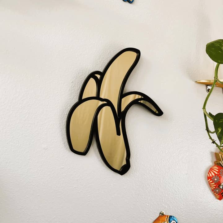 BananaPop Mirror- Funky Acrylic Mirror for wholesale by MirrorPop