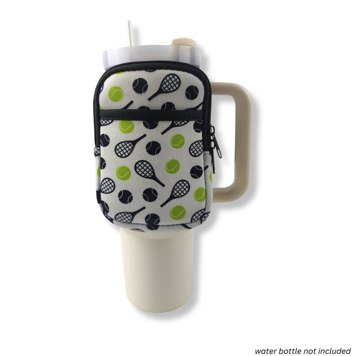 Funda para botella de agua de tenis para venta al por mayor de Born to Rally