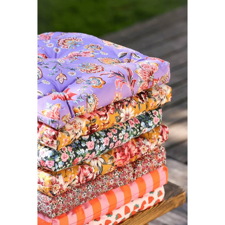 Sitzkissen Mustard Flower zum Binden für den Großhandel von Lempi Lifestyle