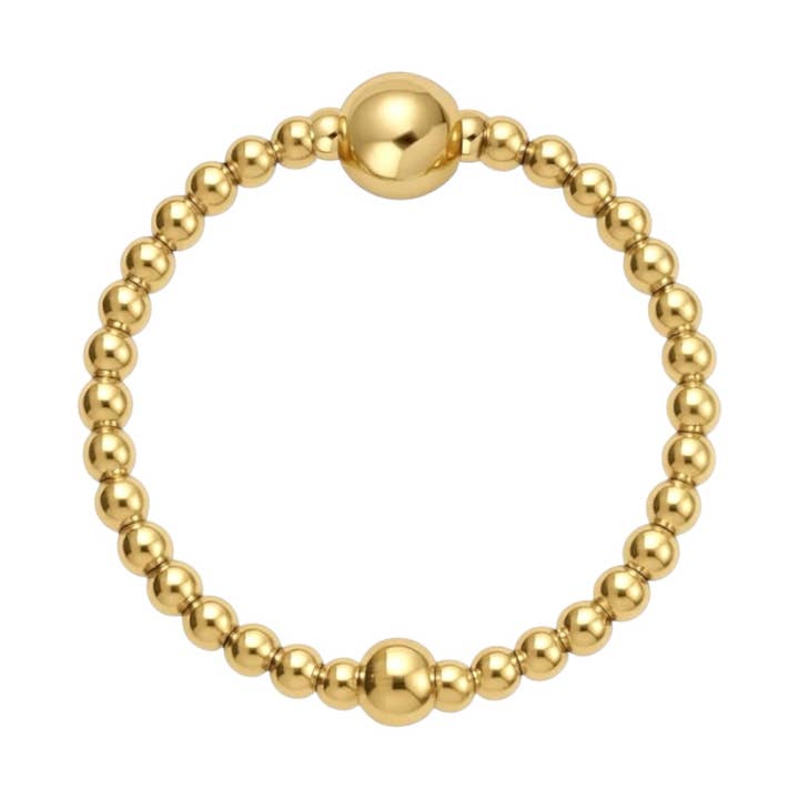 Vanessa | Anel Elástico com Missangas por atacado de bara boheme