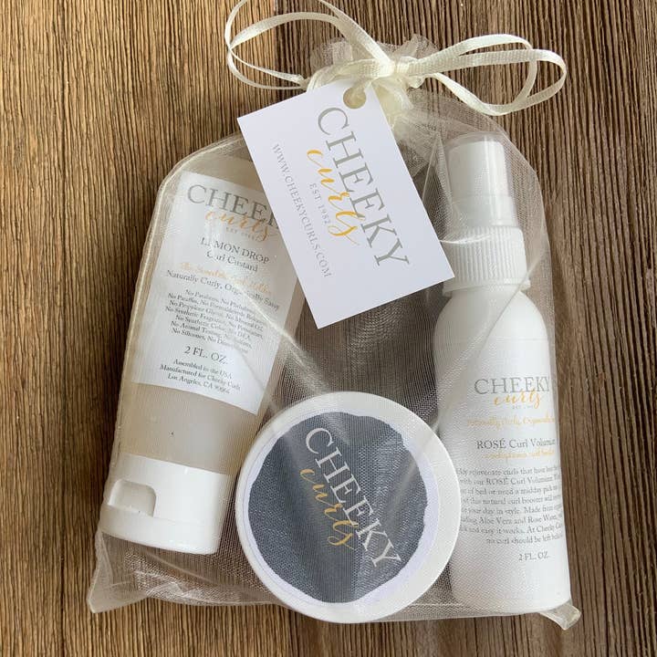 Travel Set + Gift Bag 2 oz. for wholesale by Cheeky Curls