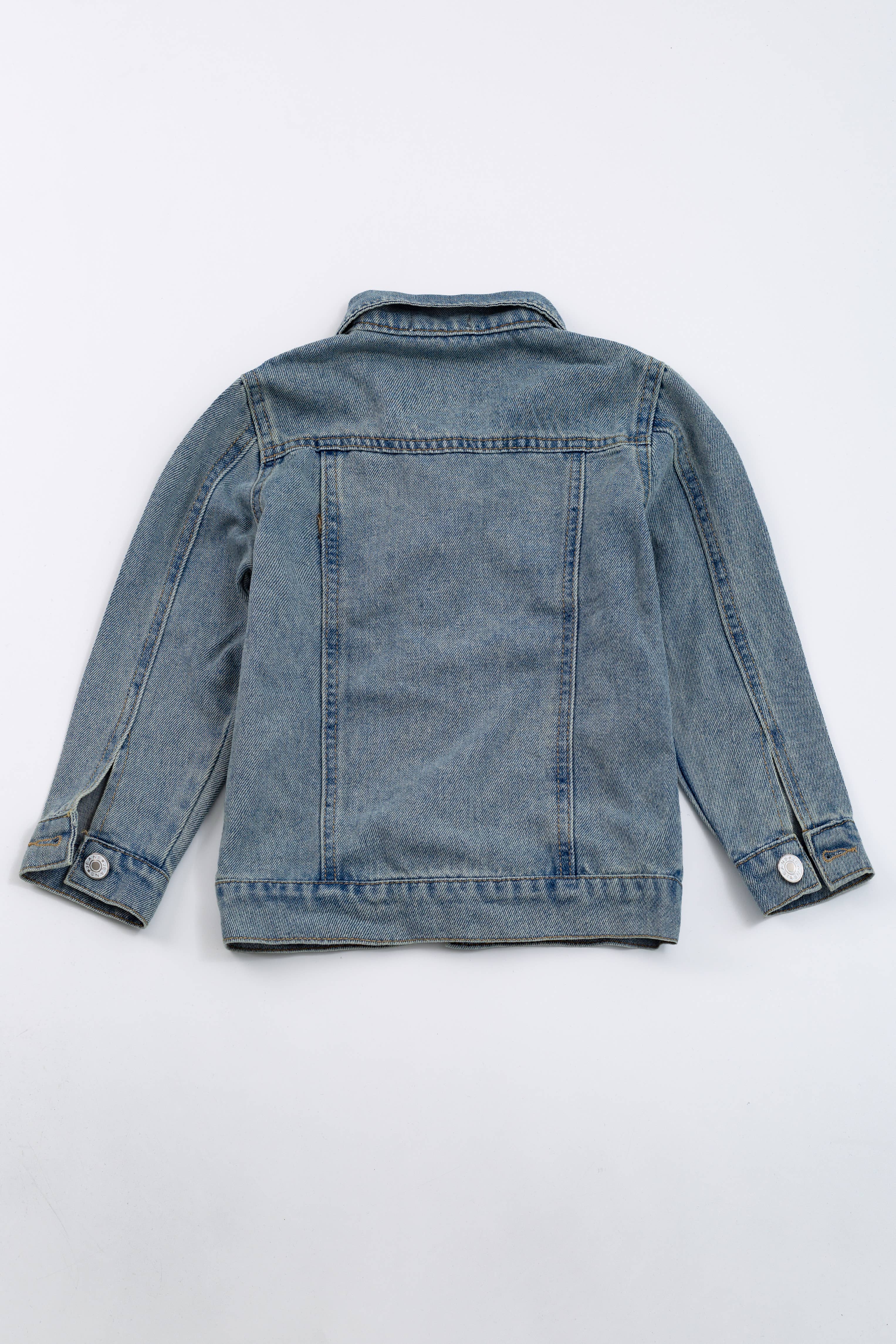 Clover Cottage - Wholesale Denim Jacket - Kids - Pearl Jean Jacket4