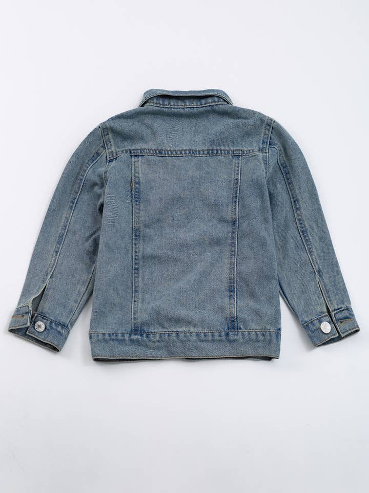 Clover Cottage - Wholesale Denim Jacket - Kids - Pearl Jean Jacket4