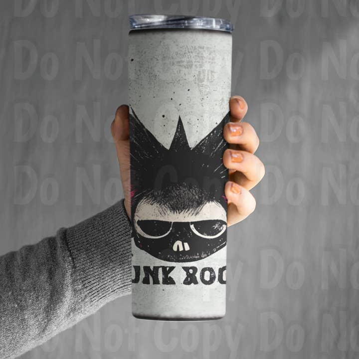 Punk Rocker Tumbler for wholesale by Gonna Get Crafty