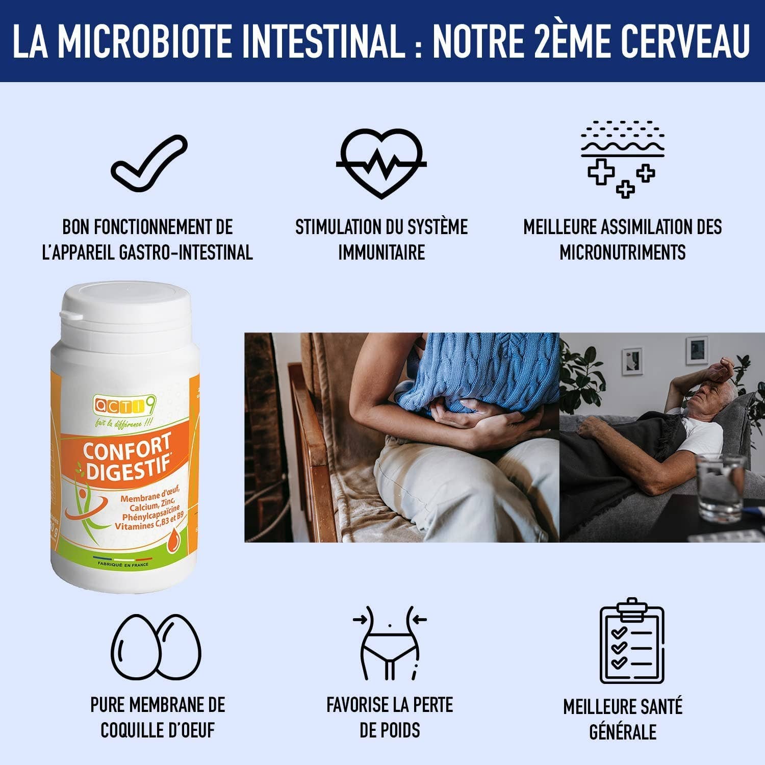 NOV'ACTI - Wholesale Oral Supplement/Vitamin - ACTI9 DIGESTIVE COMFORT3