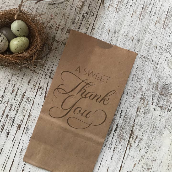 Sweet Thank You Snack Bag - Set of 5 for wholesale by Alice-Louise Press