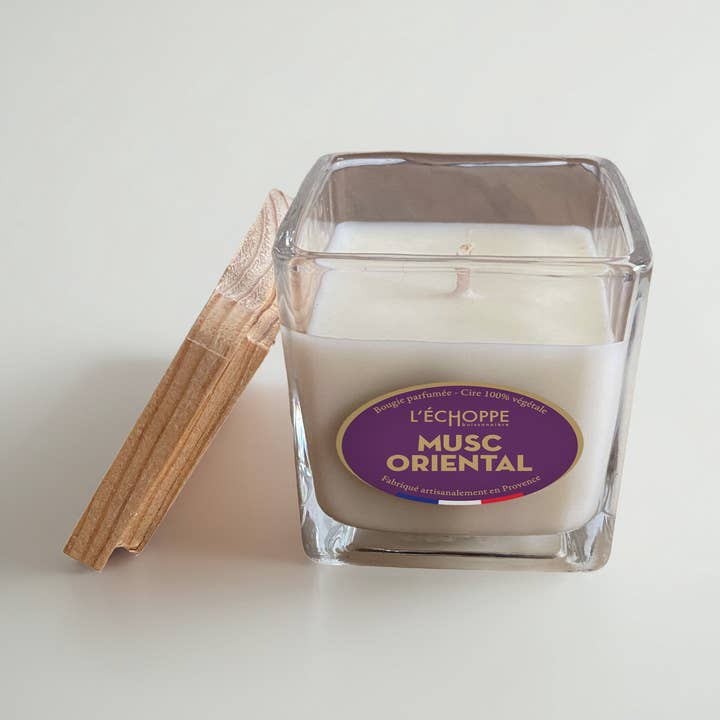 L'Échoppe Buissonnière - Wholesale Jar/Filled Candle - Oriental Musk - Scented Candle 85g0