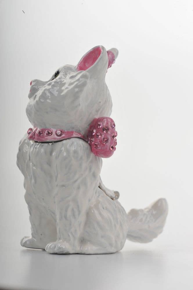 Furr-Baby Gifts - Wholesale Decorative Tabletop Object - White and Pink Cat2