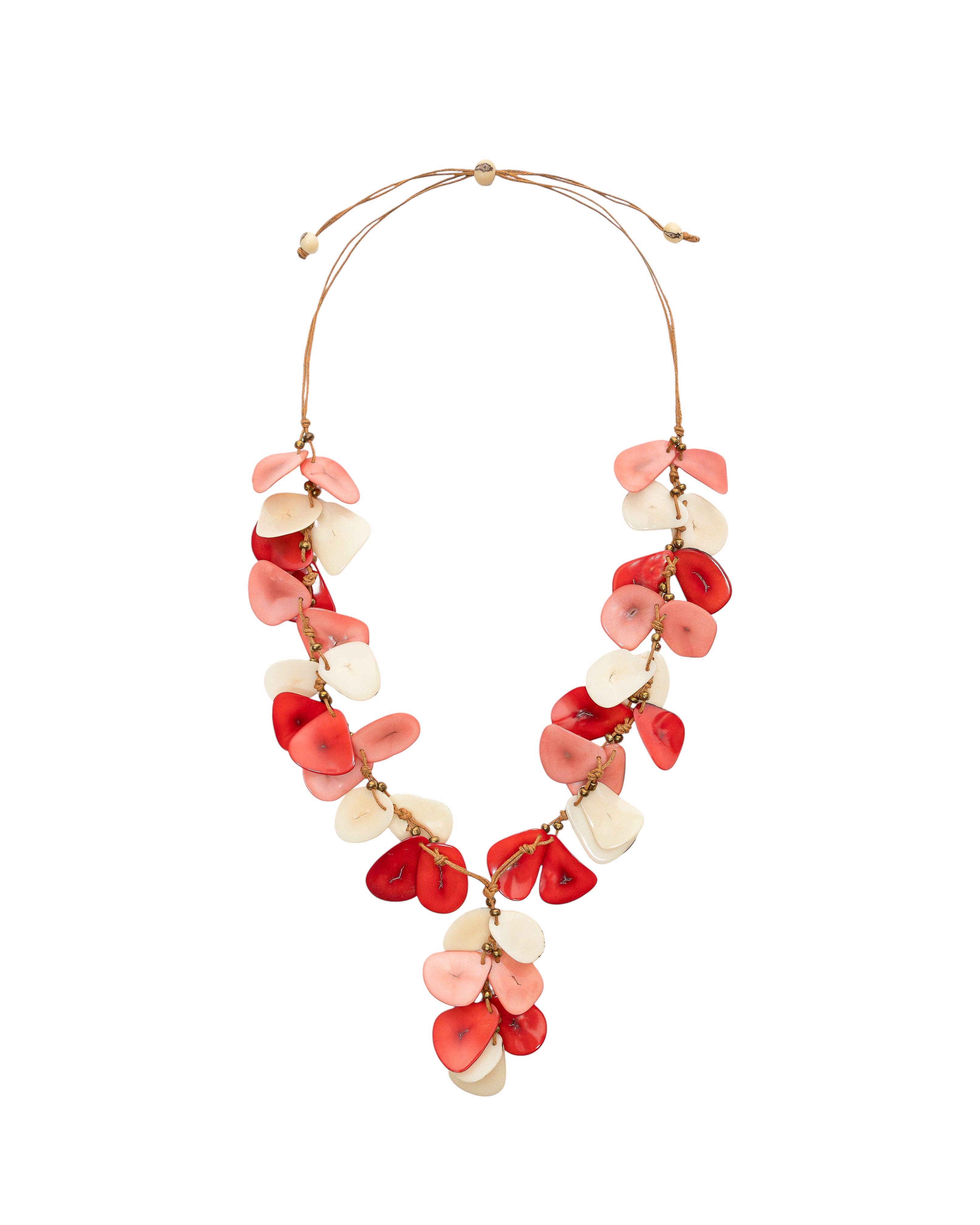 Organic Tagua Jewelry - Vente Colliers plastrons - Collier Sienne12