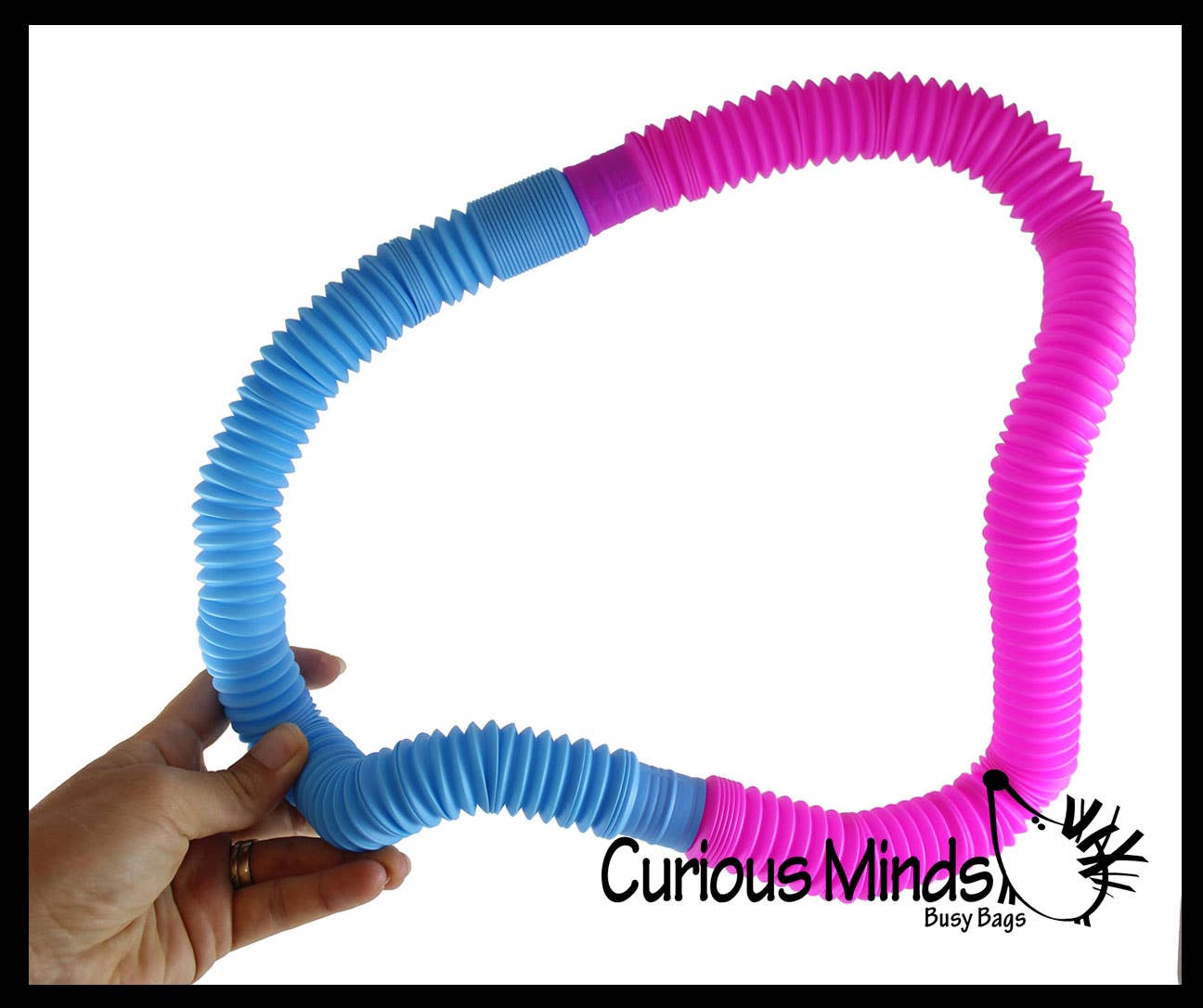 Curious Minds Toys - Wholesale Classic Toy - Kids - 1 Large Pull and Pop Snap Expanding Flexible Accordion Tube6