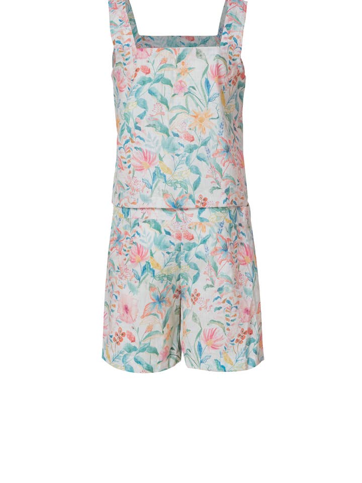 Floral Cotton Co-Ord Set for Women – Pastel Printed Summer Outfit for wholesale by Ariastop.com corporation