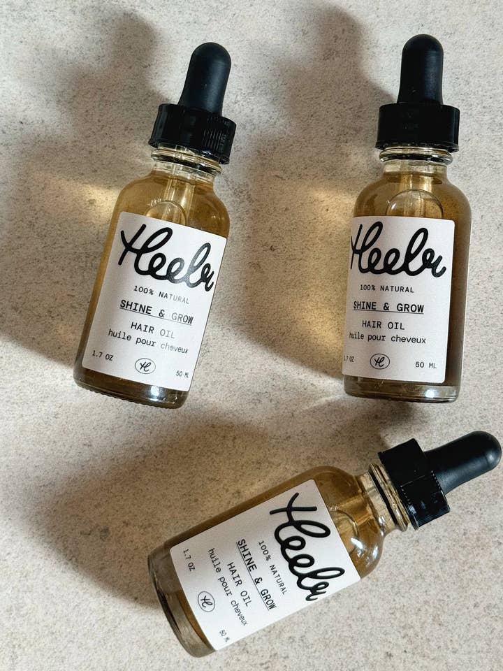 Shine & Grow Hair Oil for wholesale by Heelr Wellness Ltd.