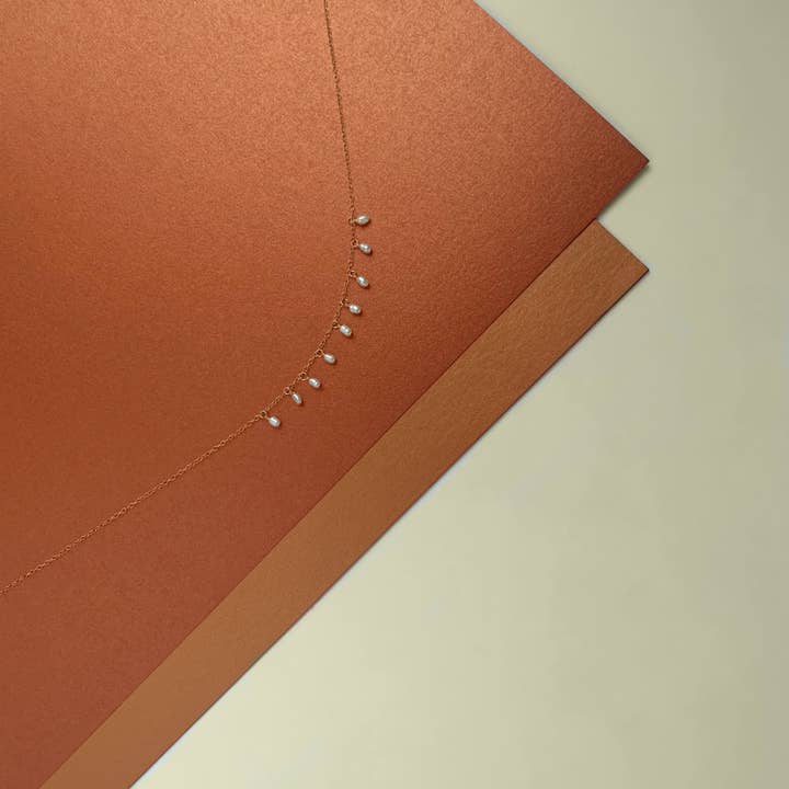 Perla Collection - Blanca Necklace for wholesale by Points Jewelry